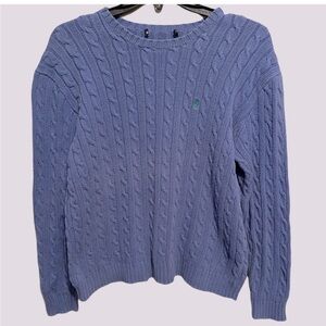 Ralph Lauren Blue Thick Pullover Fall Winter Sweater